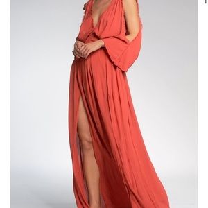 Take Me Away Mallorca Mauve Boho Dress